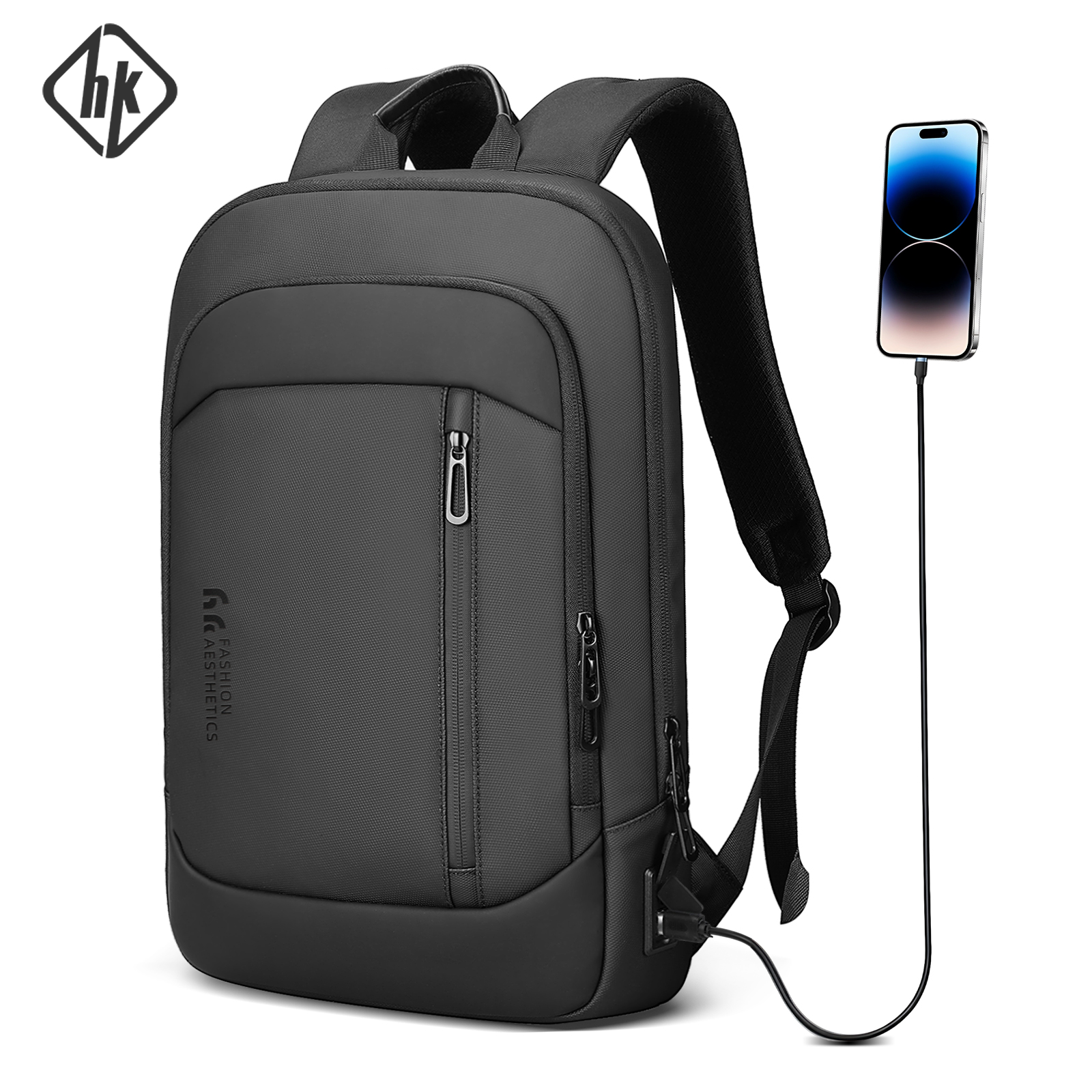Laptop Backpack 15.6 - HK Lightweight Men's Business Backpack 15.6