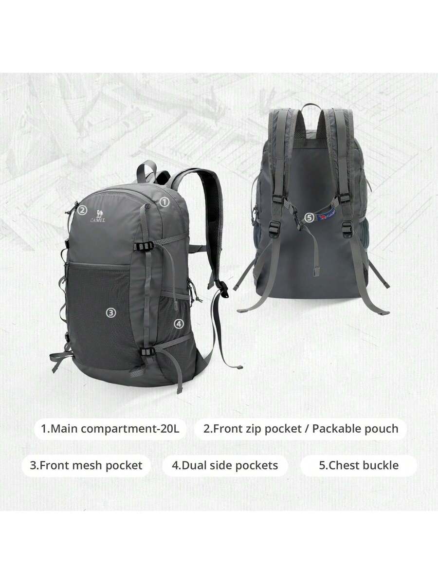 Foldable Hiking Backpack Light - Hiking Backpack Waterproof ulasan dan harga