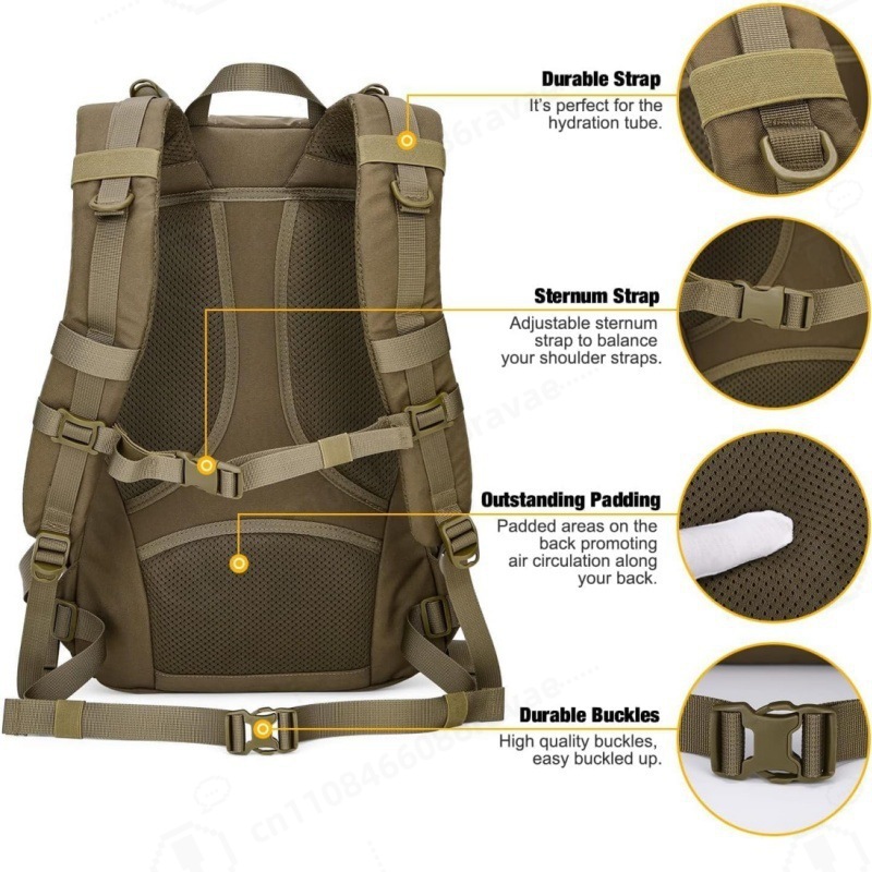 Waterproof Outdoor Tactical Ba - Rucksack Military Style ulasan dan harga