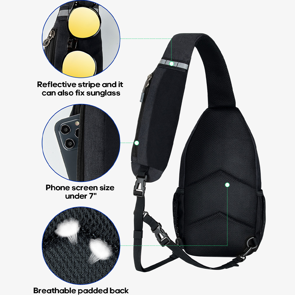 WATERFLY Crossbody Sling Bag C - Sling Backpack Shoulder ulasan dan harga