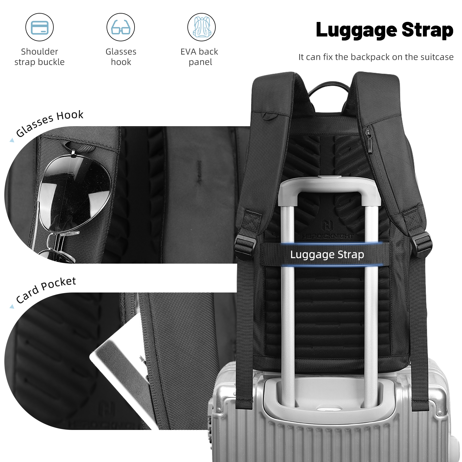 HK Lightweight Men's Business  - Laptop Backpack 15.6 ulasan dan harga