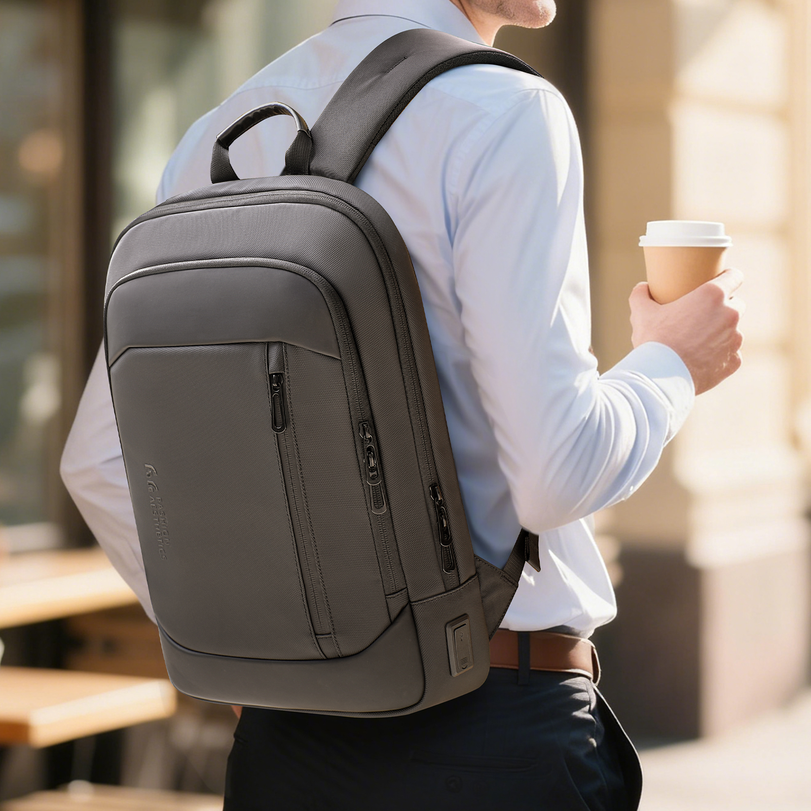 HK Lightweight Men's Business  - Laptop Backpack 15.6 ulasan dan harga