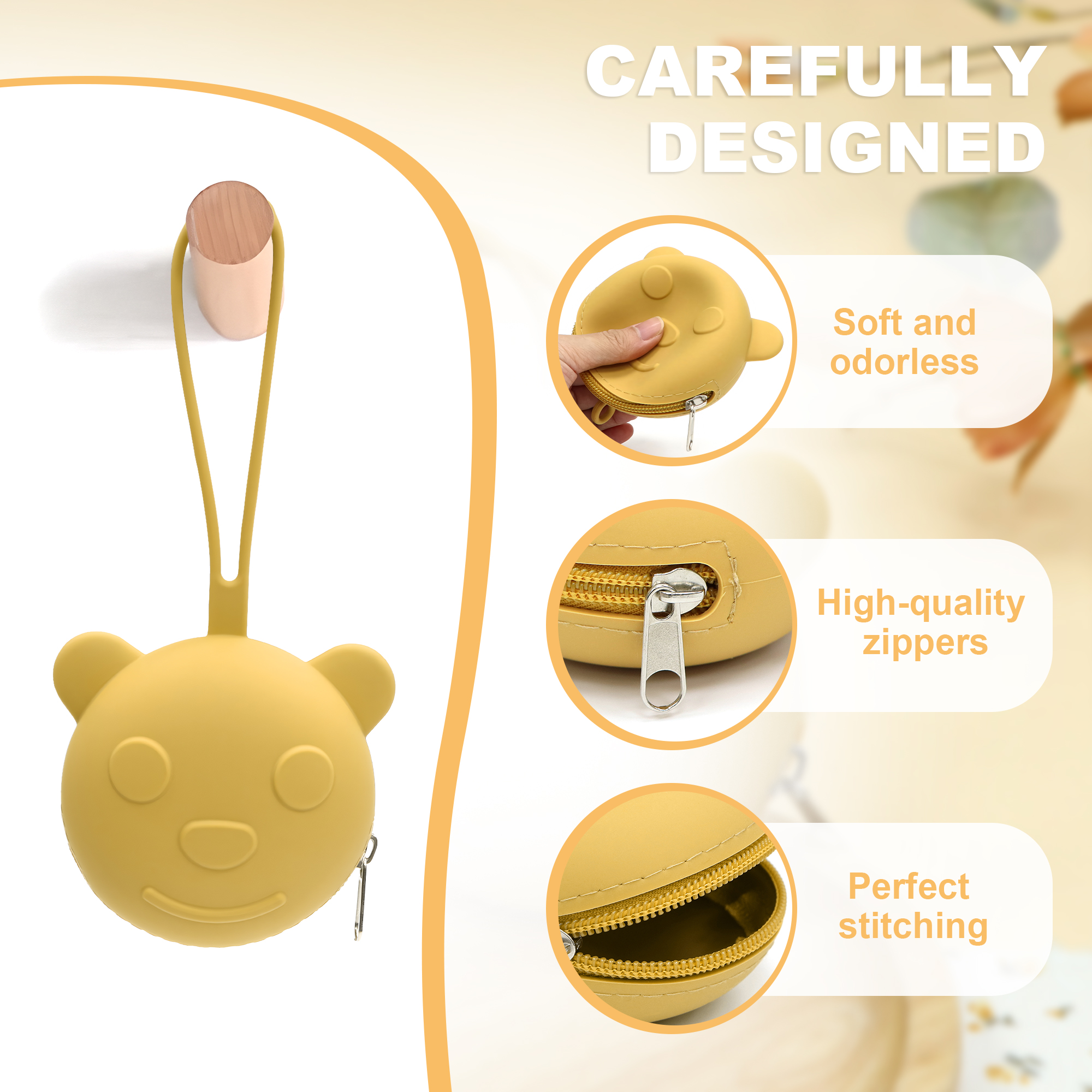 Portable silicone pacifier bag - Backpack Diaper Bag ulasan dan harga