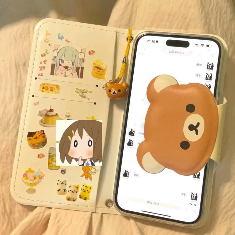 Rilakkuma Cute Cartoon Flip Le - Mini Backpack Purse ulasan dan harga