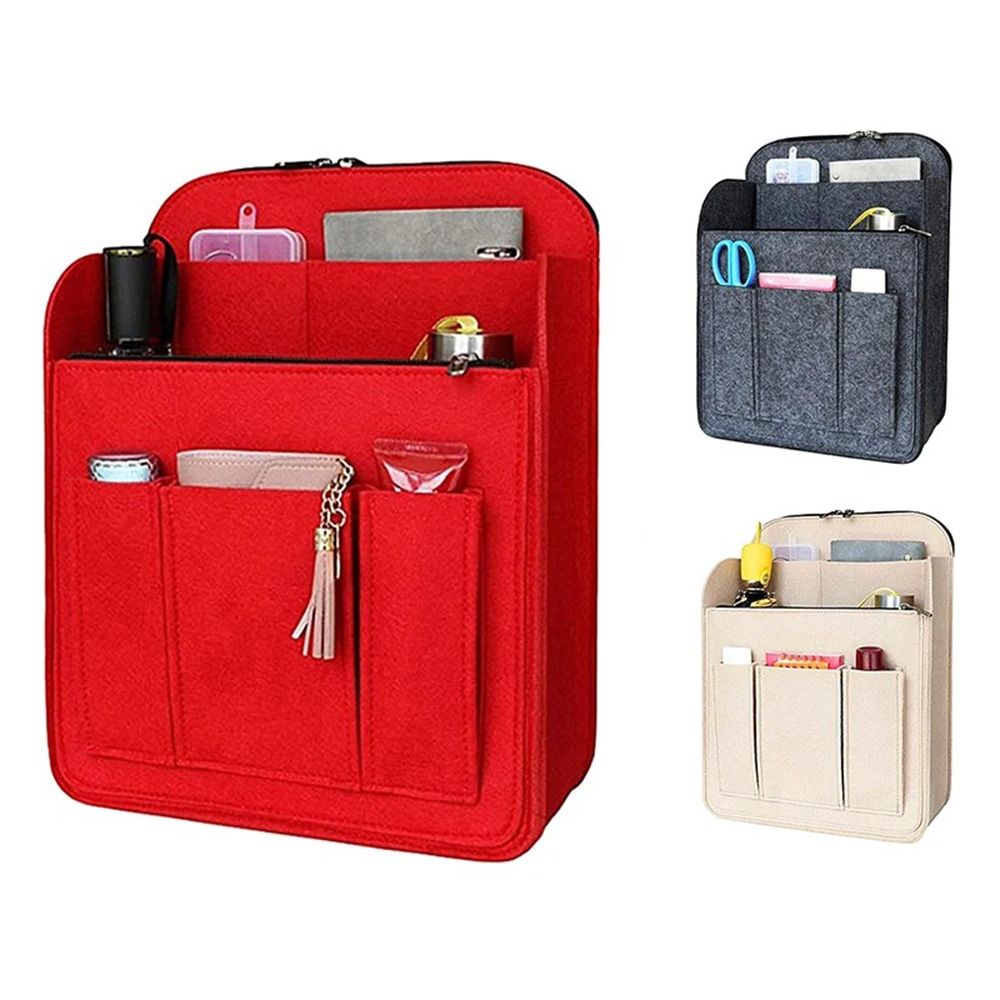 Multi-Pocket Insert Bag Organi - Backpack Insert Organizer ulasan dan harga