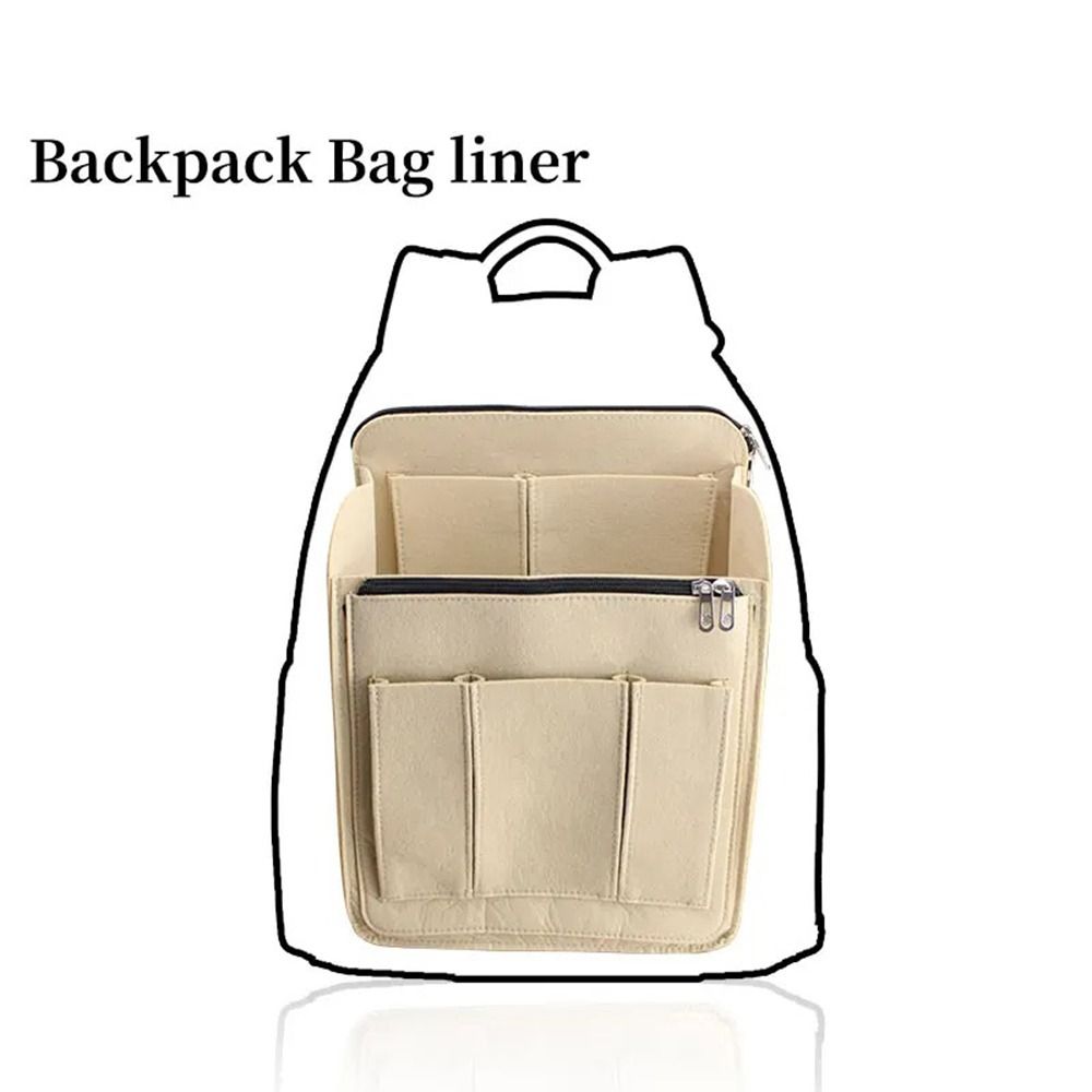 Multi-Pocket Insert Bag Organi - Backpack Insert Organizer ulasan dan harga