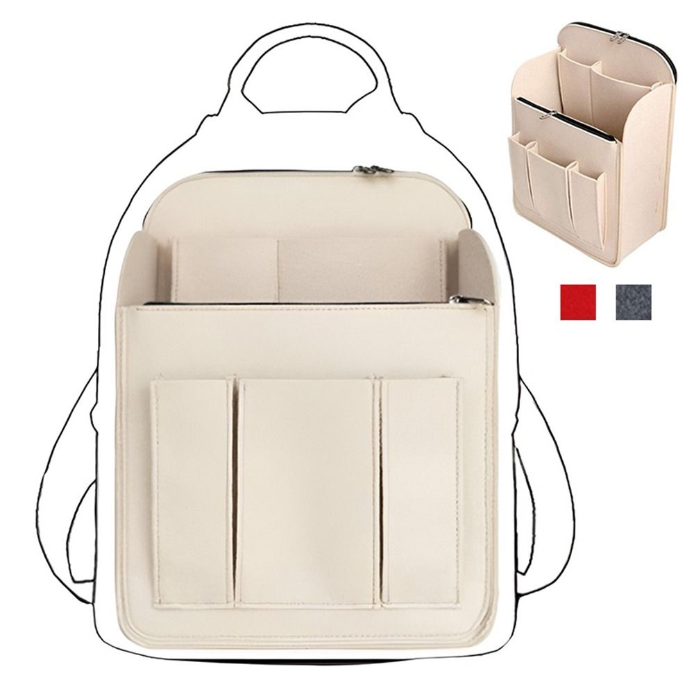 Multi-Pocket Insert Bag Organi - Backpack Insert Organizer ulasan dan harga