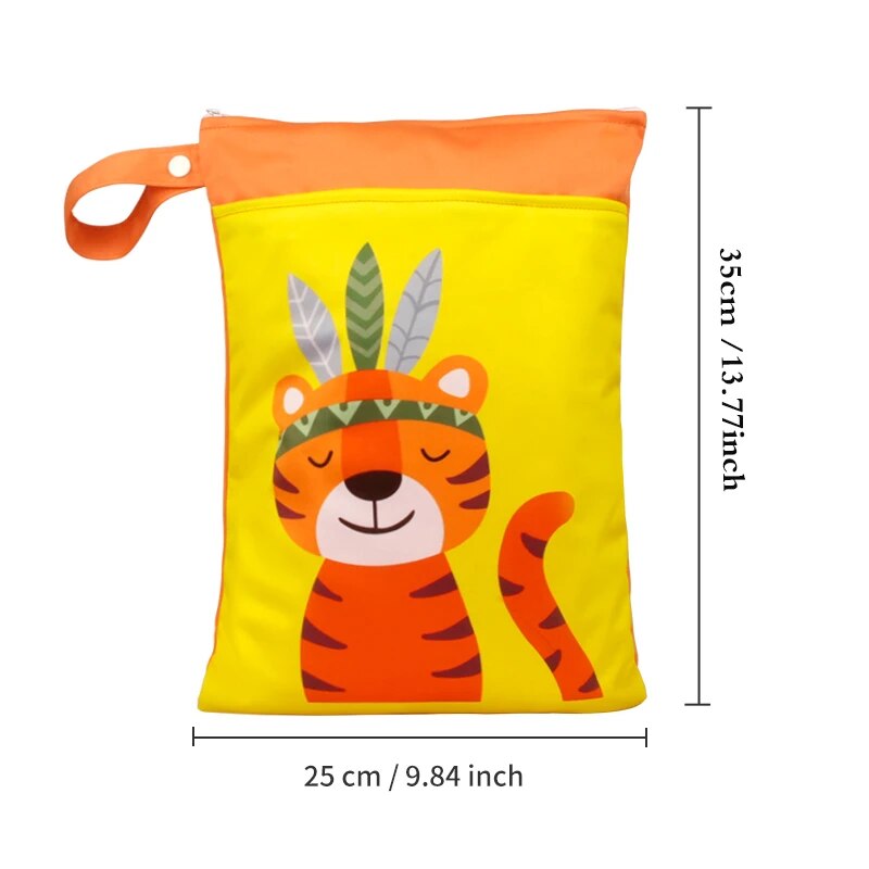 25cmx35cm Wetbag for Diapers M - Backpack Diaper Bag ulasan dan harga