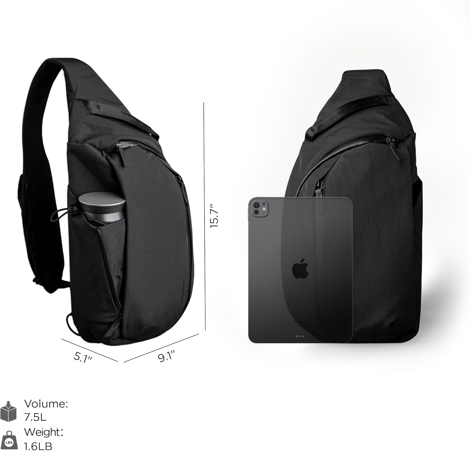 Metro Crossbody Left Shoulder  - Sling Backpack Shoulder ulasan dan harga