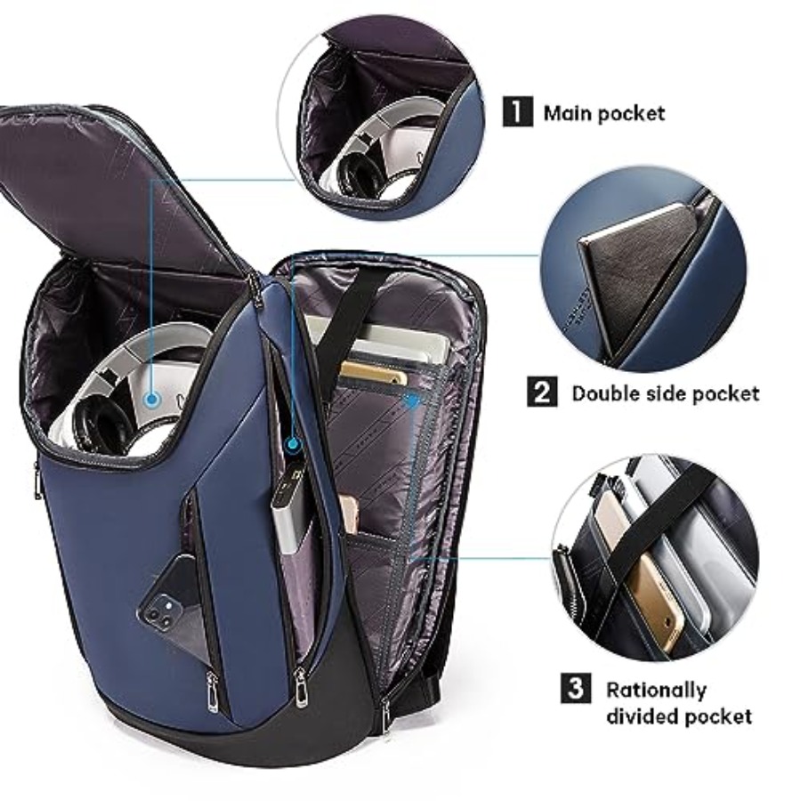 Business Smart Backpack Waterp - Laptop Backpack 15.6 ulasan dan harga