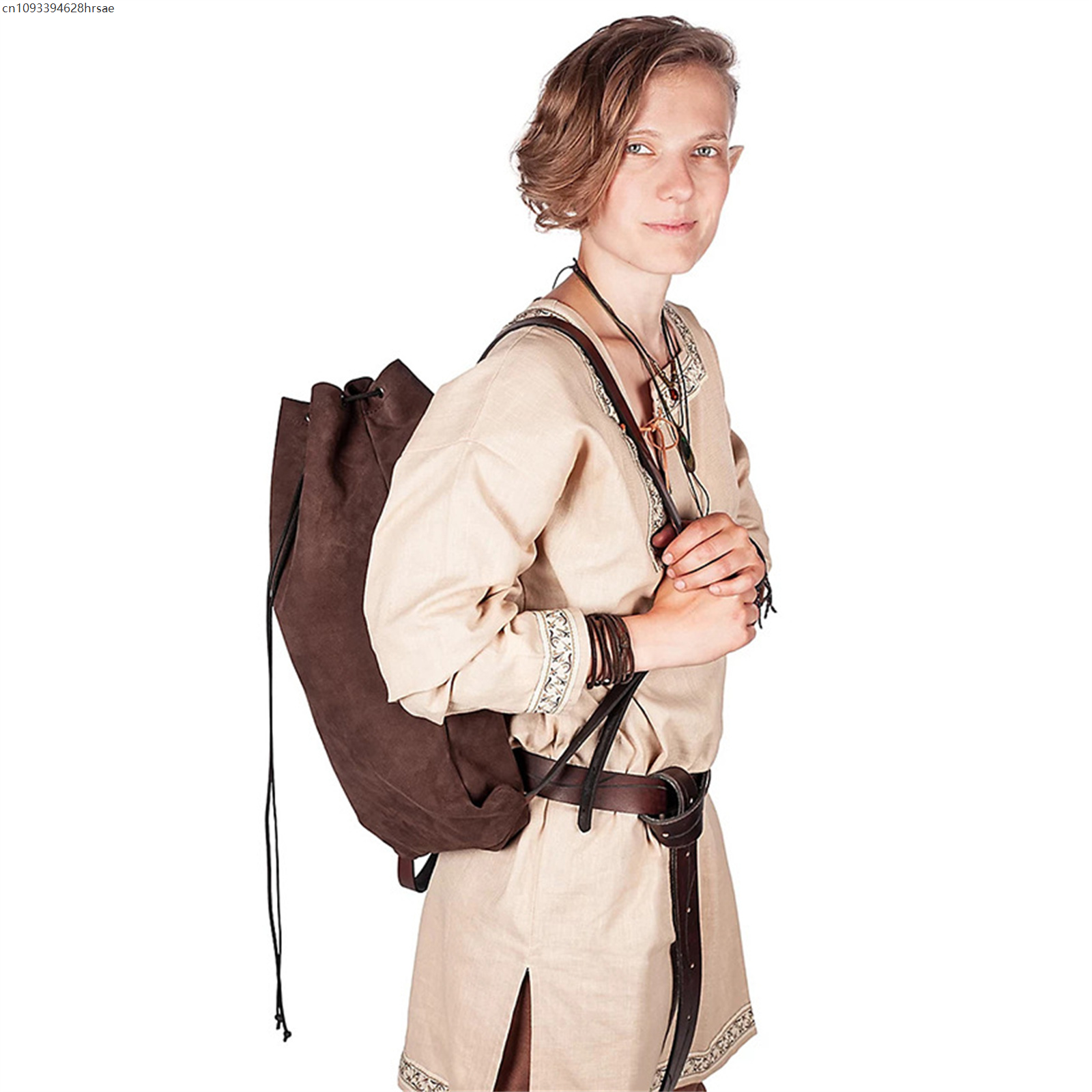 Renaissance Drawstring Leather - Leather Backpack Vintage ulasan dan harga