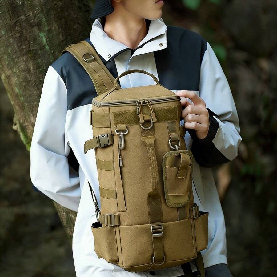 Large Capacity Tactical Backpa - Hiking Backpack Waterproof ulasan dan harga