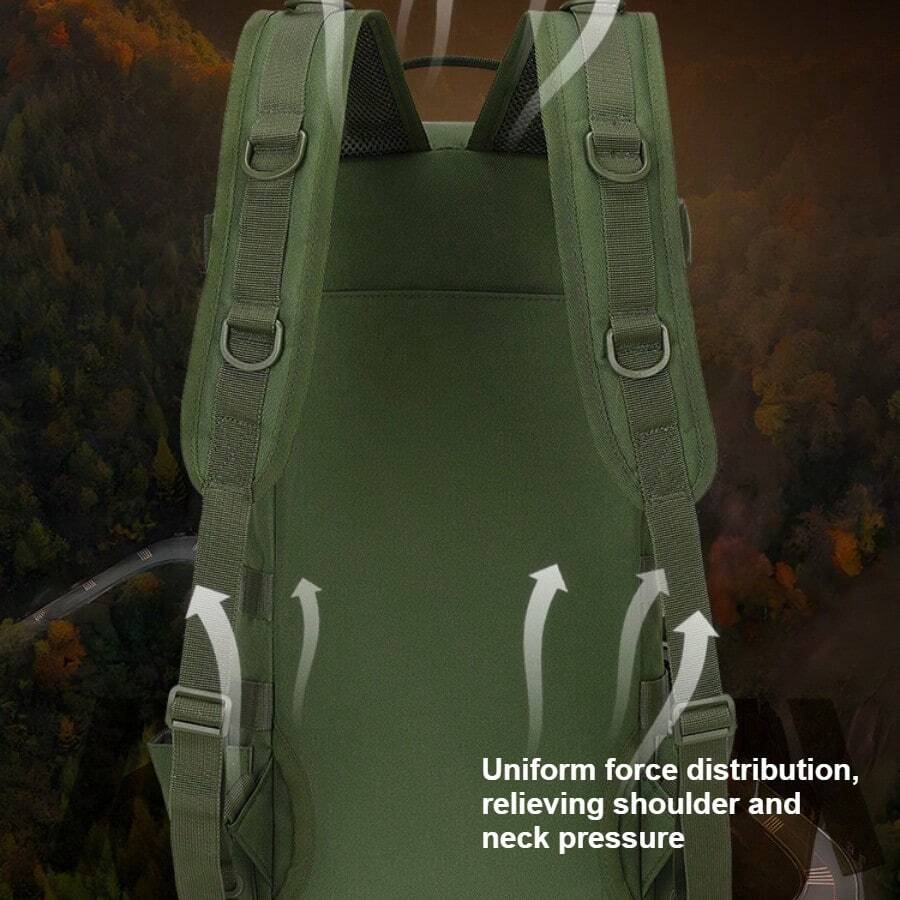 Large Capacity Tactical Backpa - Hiking Backpack Waterproof ulasan dan harga