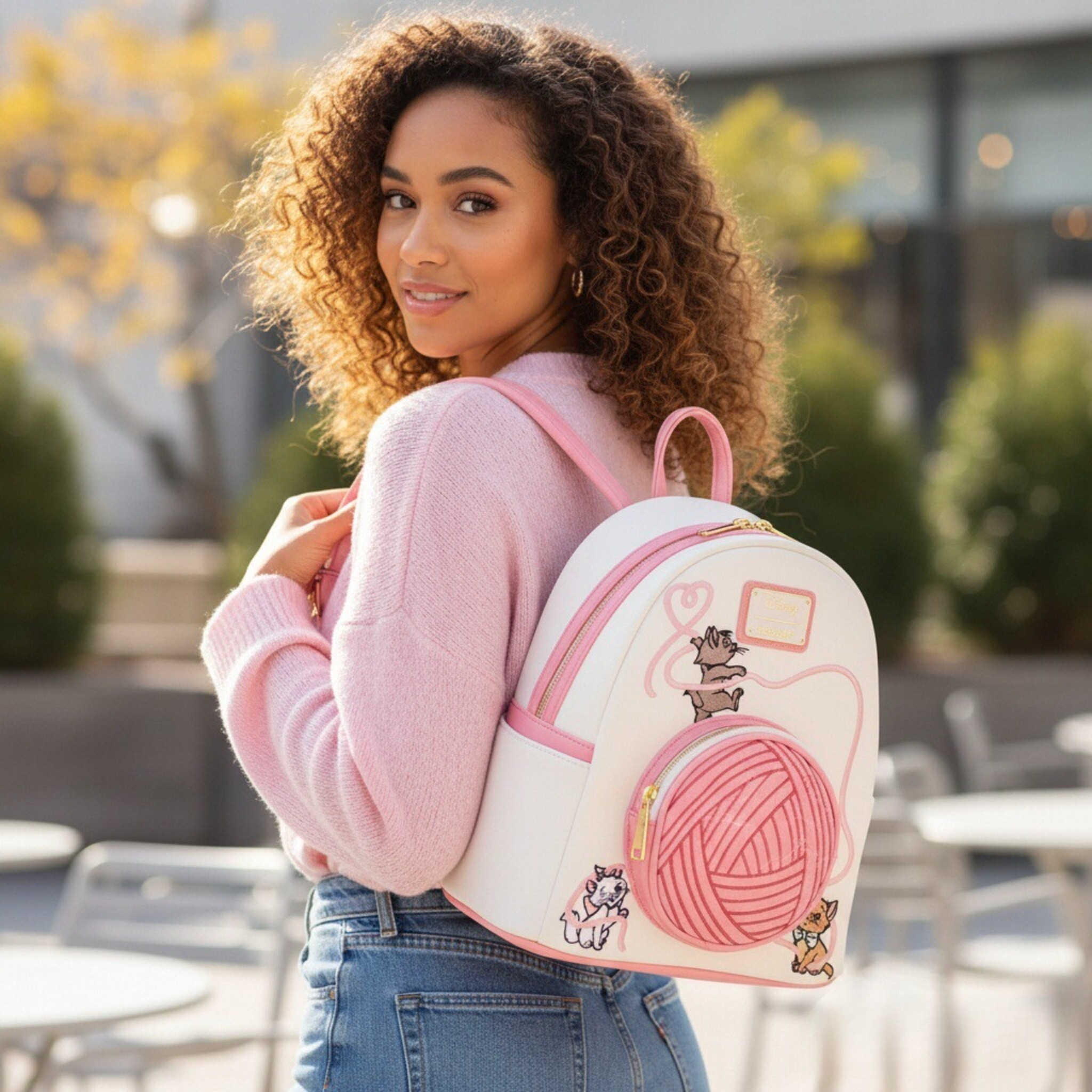 The Aristocats Marie Floral Al - Fashion Backpack Women ulasan dan harga