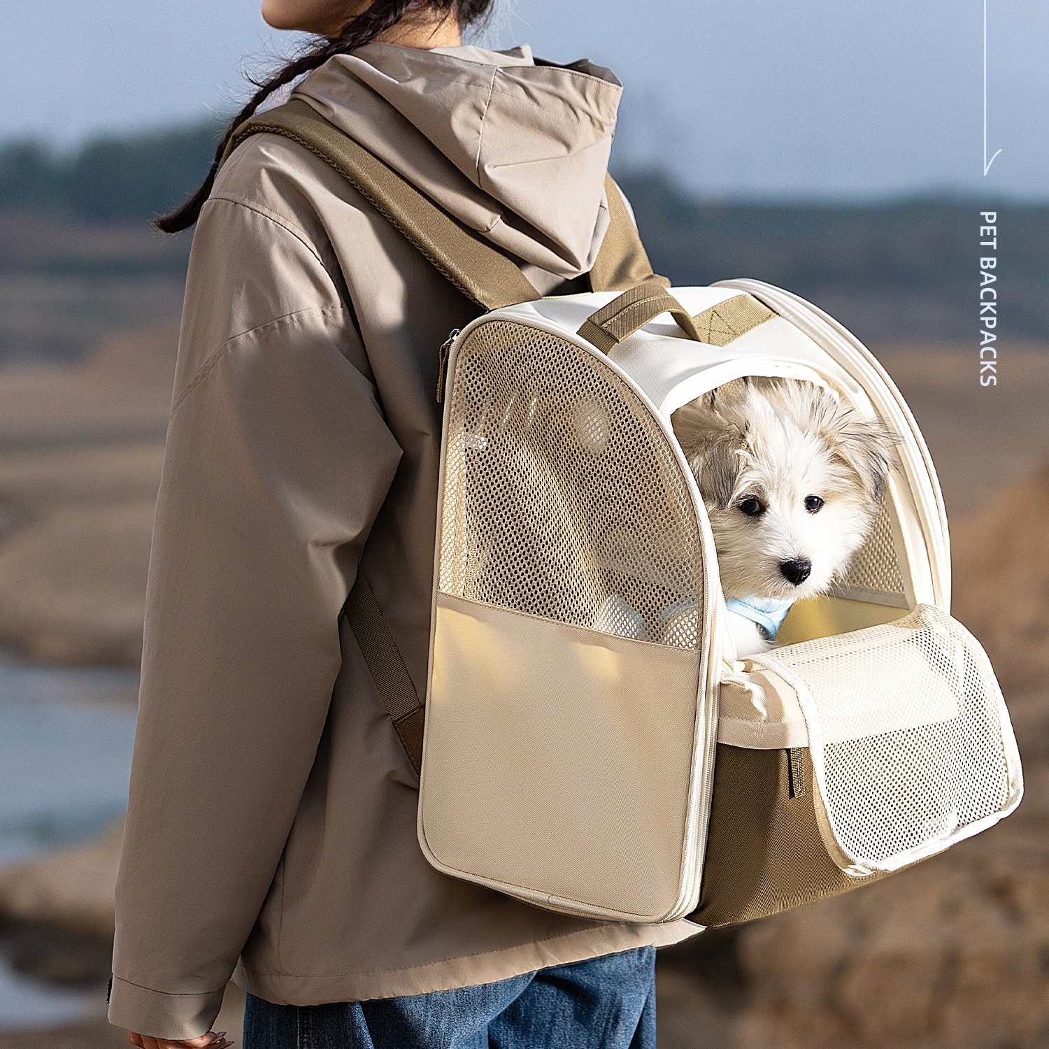 Pet Carrier Backpack Breathabl - Foldable Backpack Small ulasan dan harga
