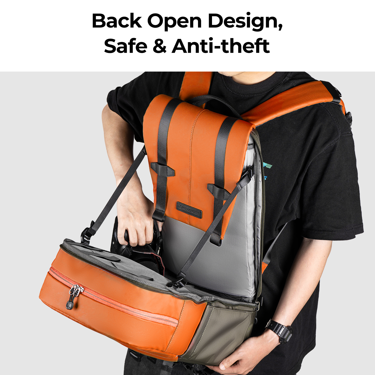 K&F CONCEPT Camera Backpack Tr - Rain Cover Backpack ulasan dan harga