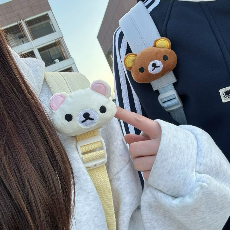 Kawaii Rilakkuma Plush Pendant - Mini Backpack Purse ulasan dan harga
