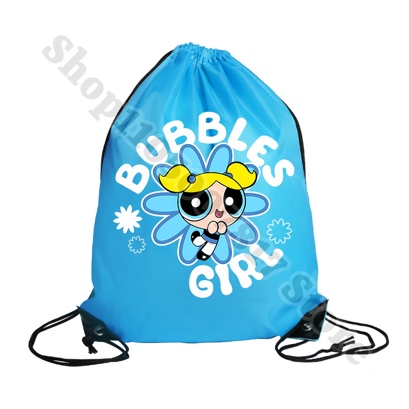 Kawaii The Powerpuffs Girls Ca - Drawstring Gym Bag ulasan dan harga