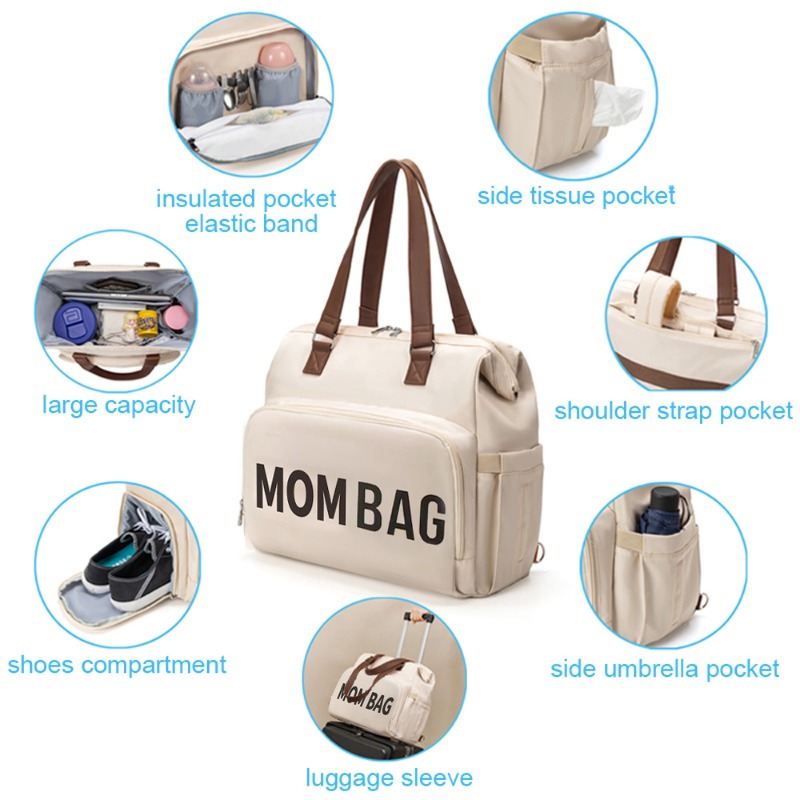 3pcs/set Baby Diaper Bag Baby  - Backpack Insert Organizer ulasan dan harga