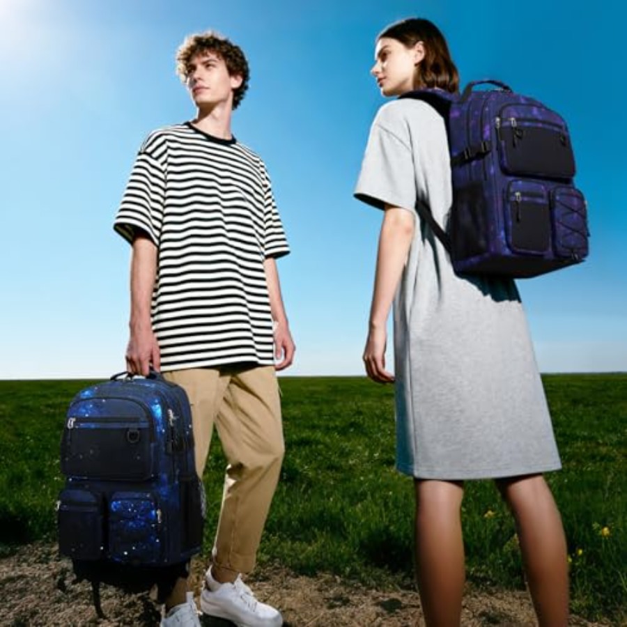 Multi-Pocket Backpack for Trav - Laptop Backpack 15.6 ulasan dan harga