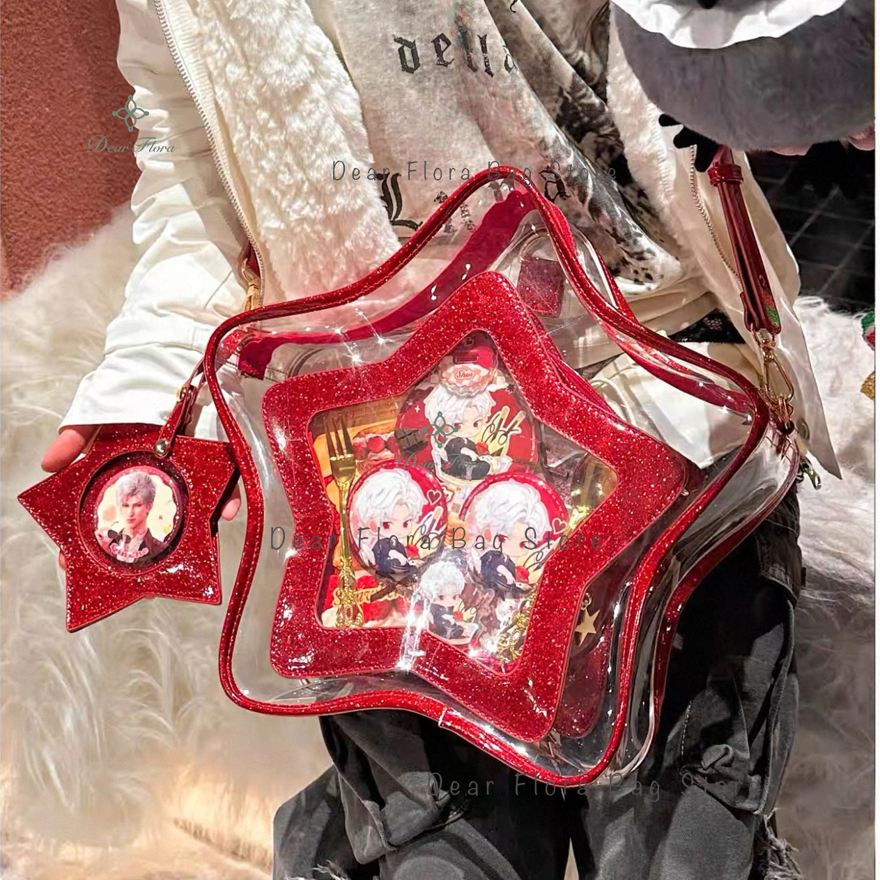Y2K Cute Bling Star Ita Crossb - Mini Backpack Purse ulasan dan harga
