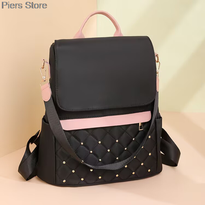 Waterproof Oxford Cloth Stitch - Travel Backpack Anti Theft ulasan dan harga