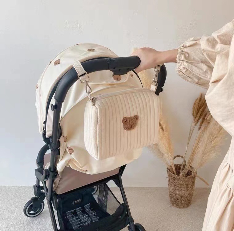 Embroidered Mommy Bag Handbag  - Backpack Diaper Bag ulasan dan harga