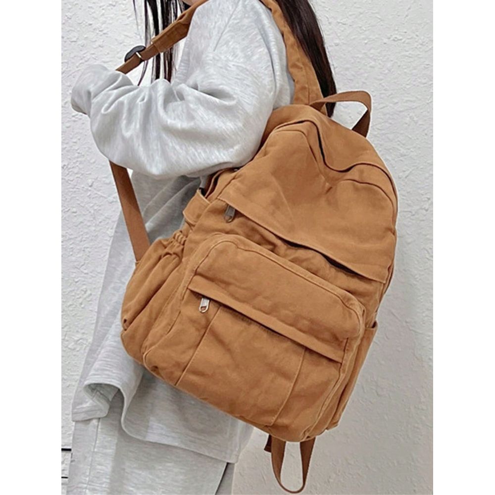 Fashionable Canvas Backpack Fo - School Backpack Teen ulasan dan harga
