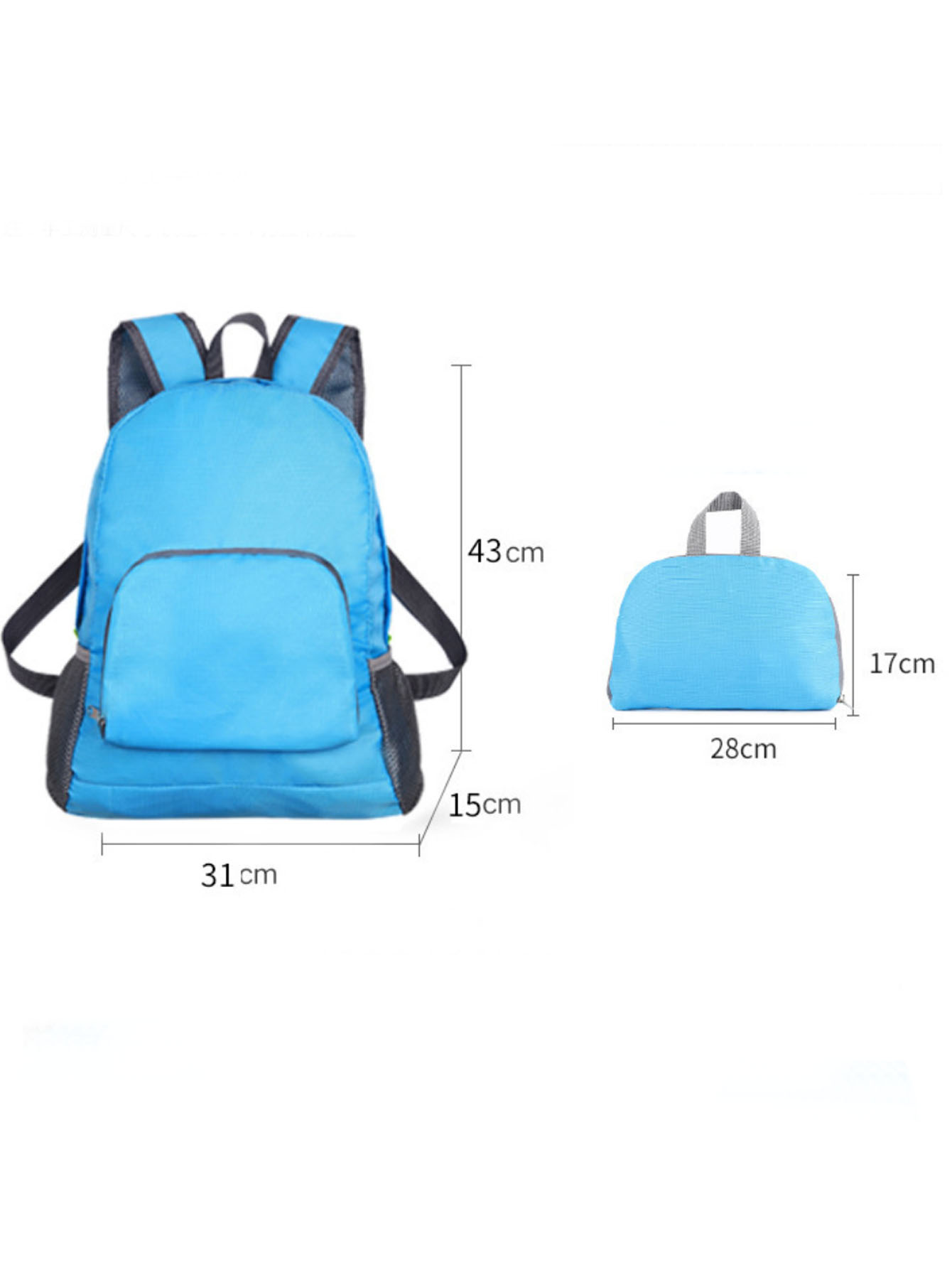 Foldable travel bag, lightweig - Foldable Backpack Small ulasan dan harga