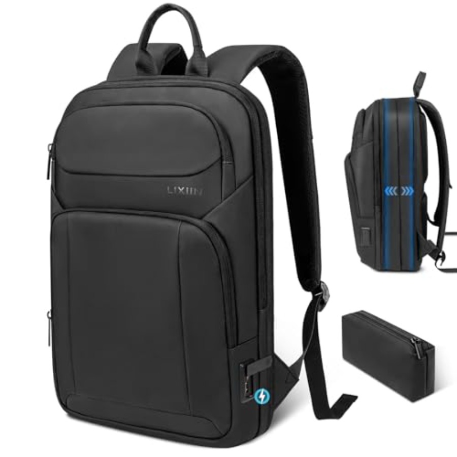 Backpack for Men Slim and Expa - Travel Backpack Anti Theft ulasan dan harga
