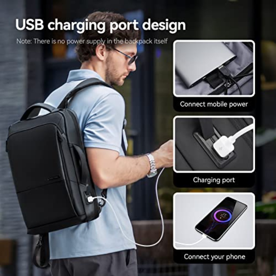 Slim Laptop Backpack for Men,  - Laptop Backpack 15.6 ulasan dan harga