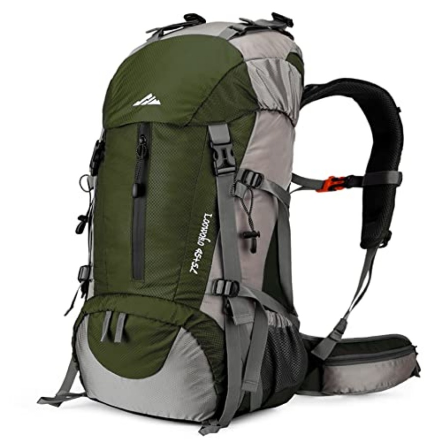 Loowoko 50L Hiking Backpack, W - Rain Cover Backpack ulasan dan harga