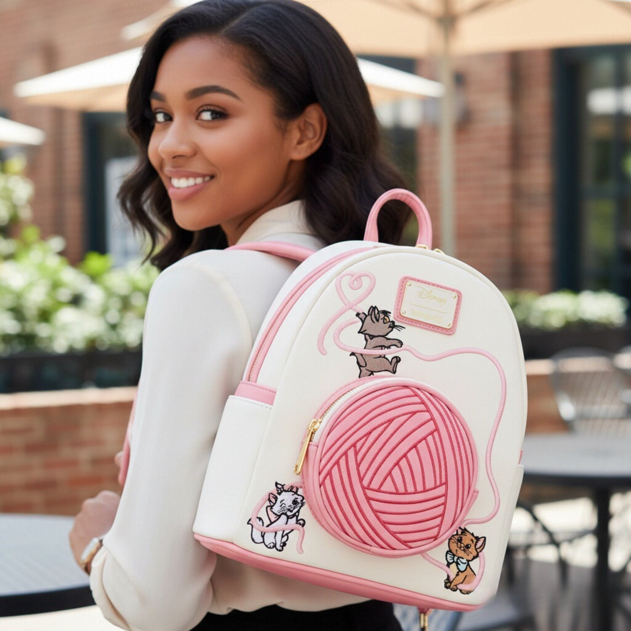 The Aristocats Marie Floral Al - Mini Backpack Purse ulasan dan harga