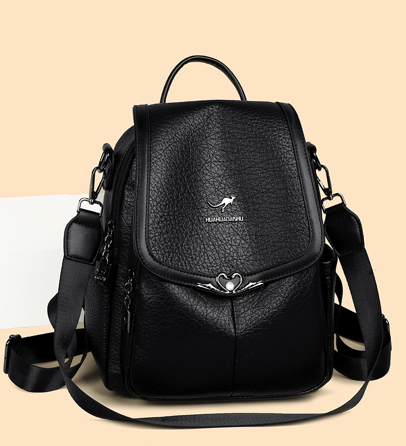 2026 new Ladies Bookbag Rucksa - Leather Backpack Vintage ulasan dan harga