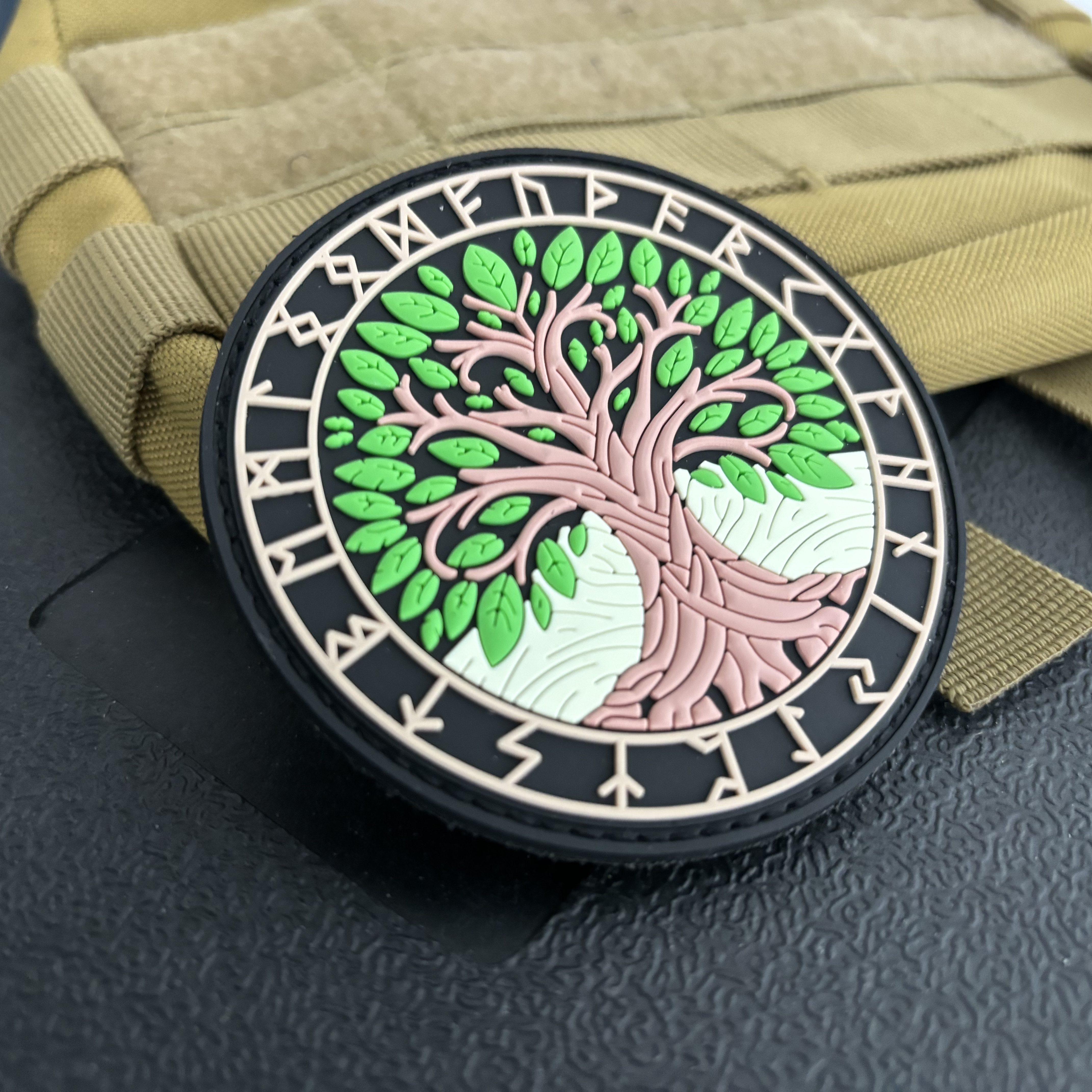 Yggdrasil Viking Totem PVC Pat - Urban Backpack Tactical ulasan dan harga