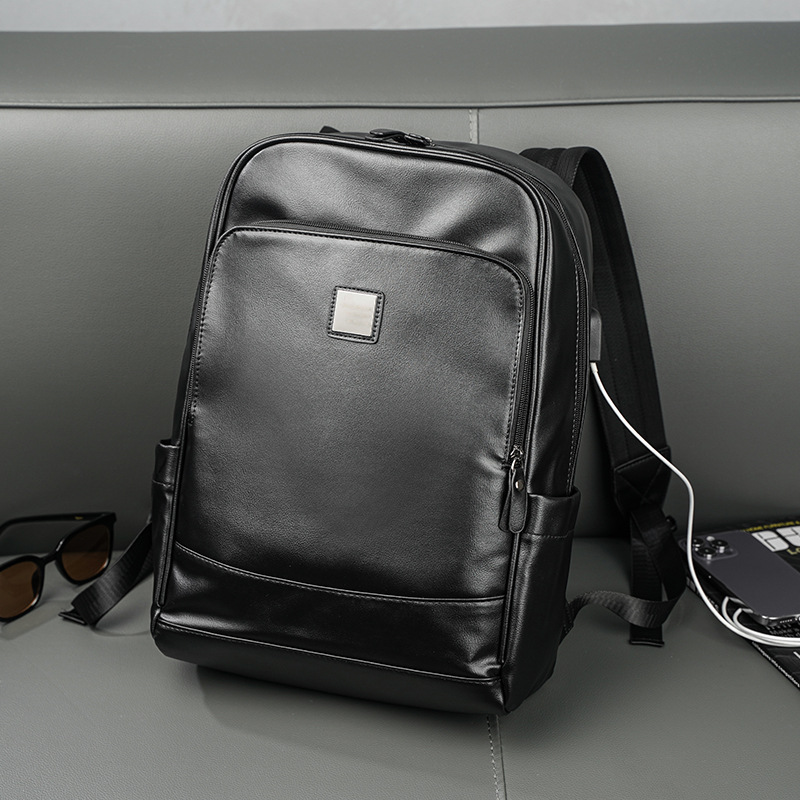 Man's PU Leather Backpack Exec - Leather Backpack Vintage ulasan dan harga