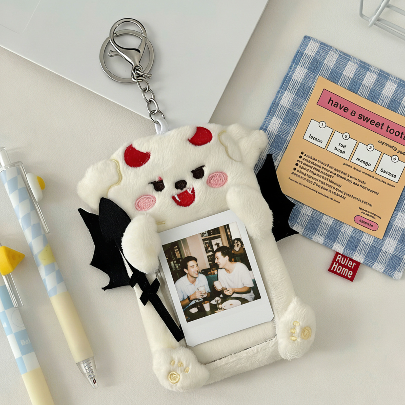 Plush Angel Devil Keychain Cut - Fashion Backpack Women ulasan dan harga