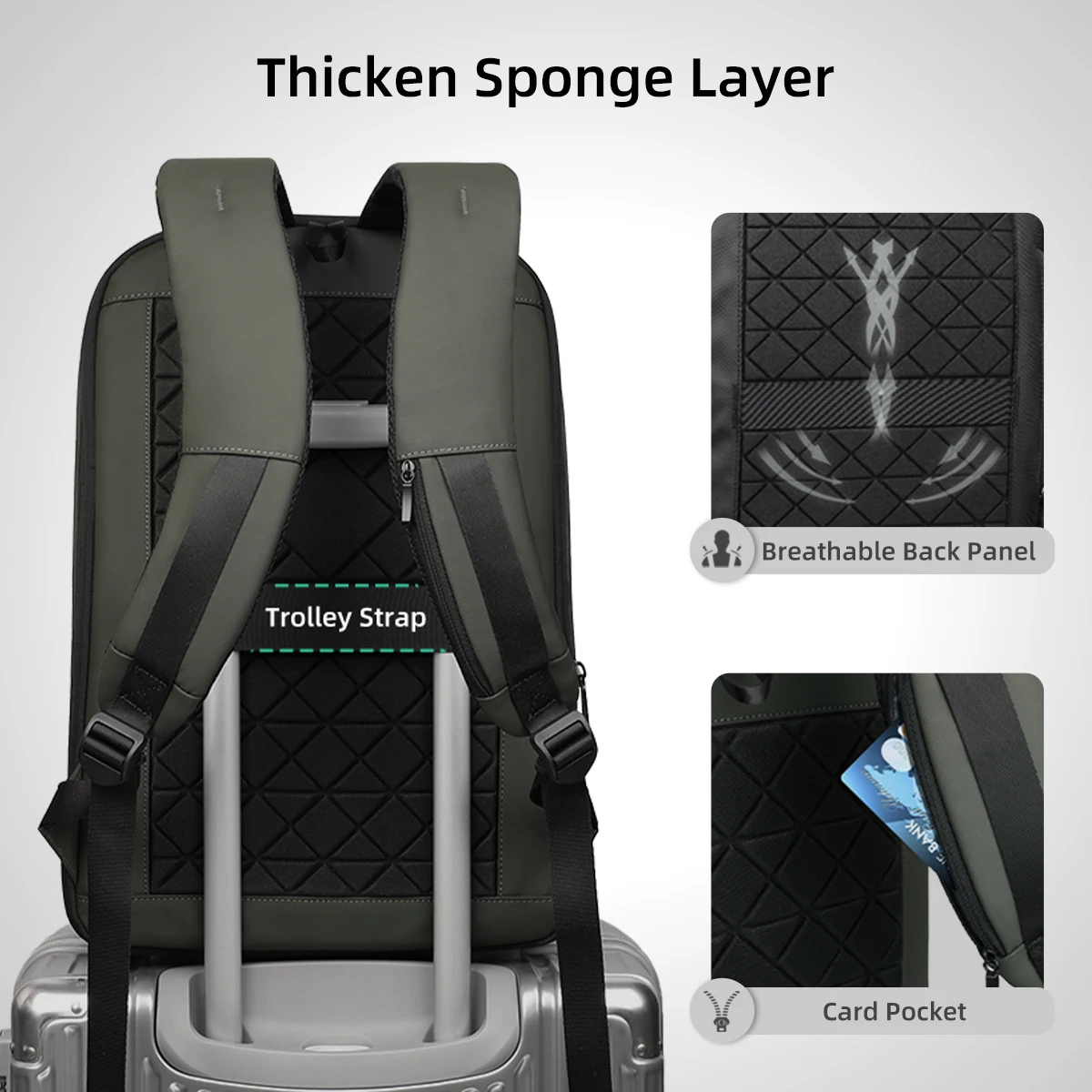 HK Expandable Business Backpac - Laptop Backpack 15.6 ulasan dan harga
