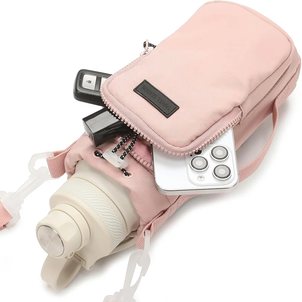 Portable Water Bottle Bag with - Hydration Pack Outdoor ulasan dan harga