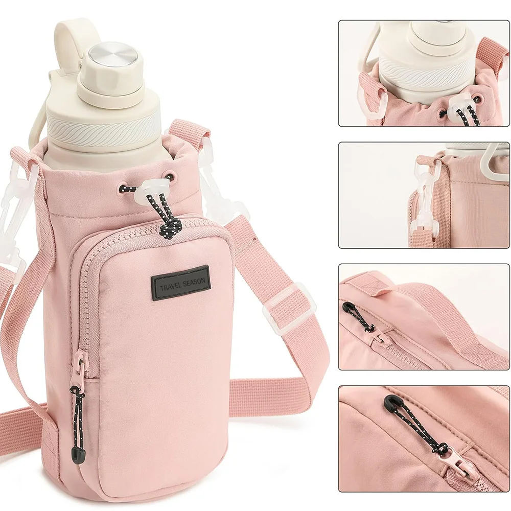 Portable Water Bottle Bag with - Hydration Pack Outdoor ulasan dan harga
