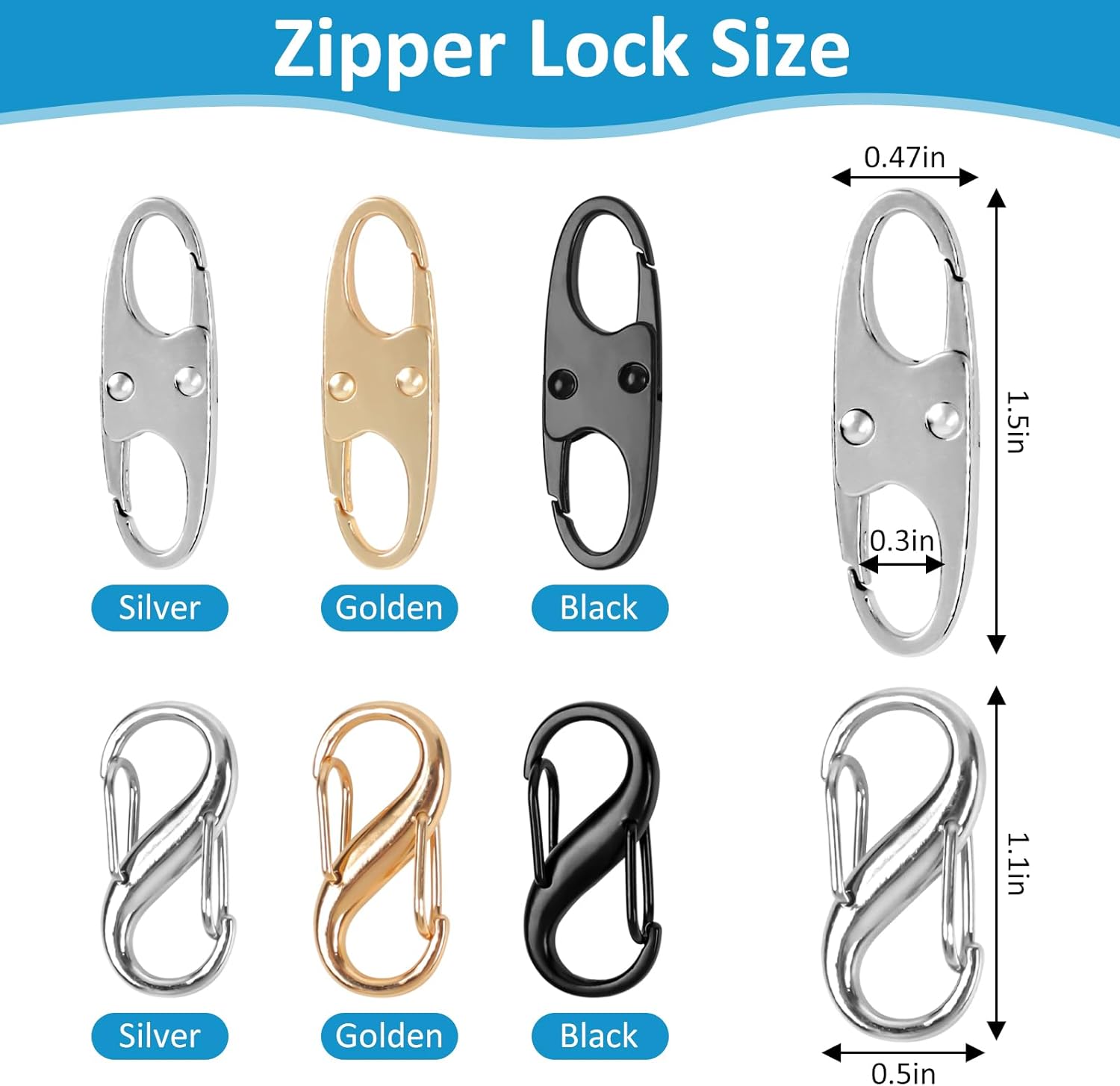Lock Combo, Total 21PCS Clips  - Backpack Lock Combo ulasan dan harga