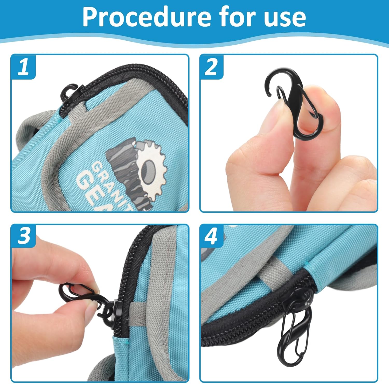 Lock Combo, Total 21PCS Clips  - Backpack Lock Combo ulasan dan harga