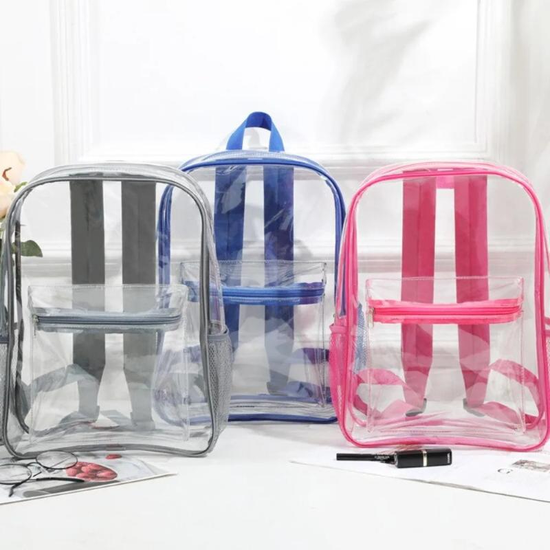 Transparent PVC Backpack Outdo - Fashion Backpack Women ulasan dan harga