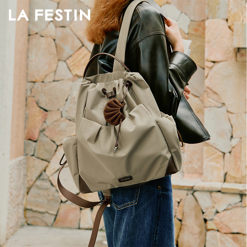LA FESTIN Original Brand Backp - Canvas Backpack Casual ulasan dan harga