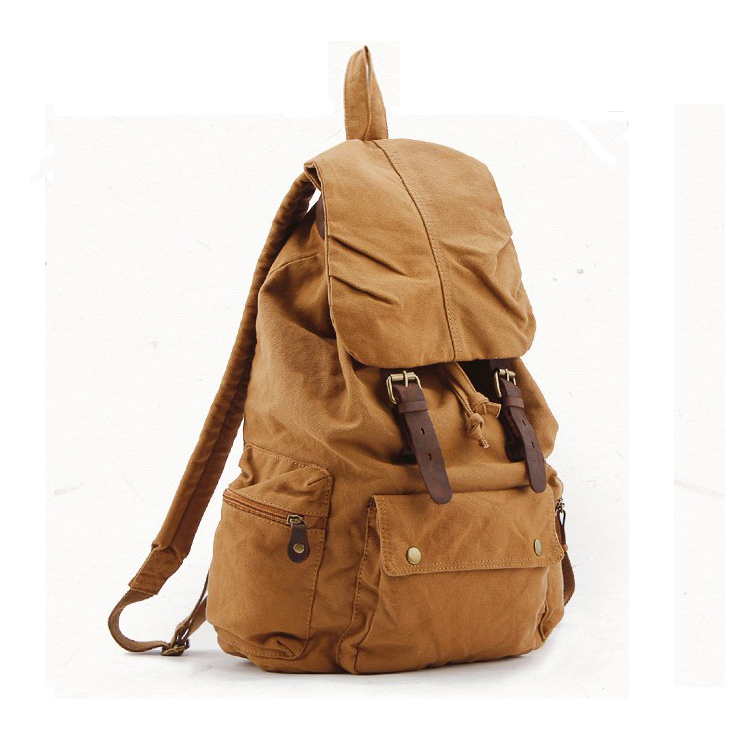 Fashion Vintage Leather milita - Rucksack Military Style ulasan dan harga