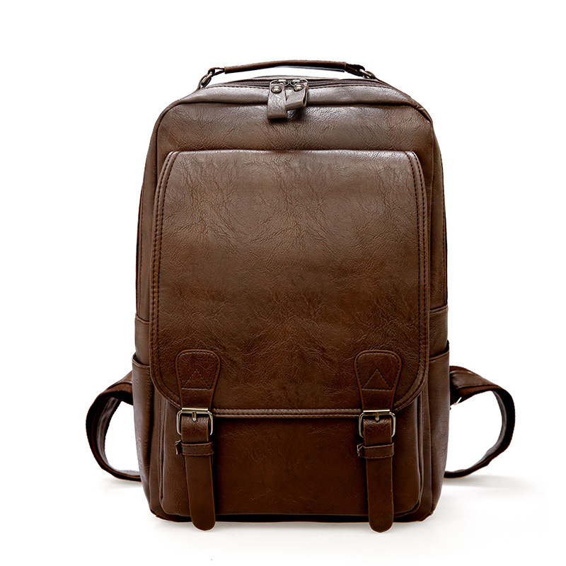 New Arrival PU Leather Backpac - Business Backpack Brief ulasan dan harga
