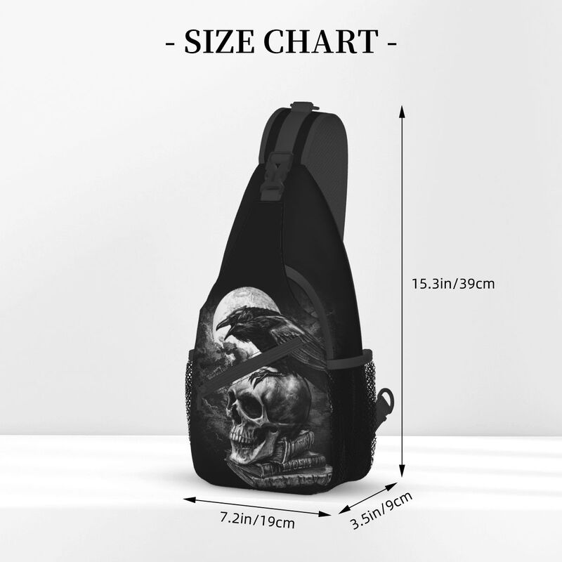 Crow The Skull Sling Crossbody - Sling Backpack Shoulder ulasan dan harga