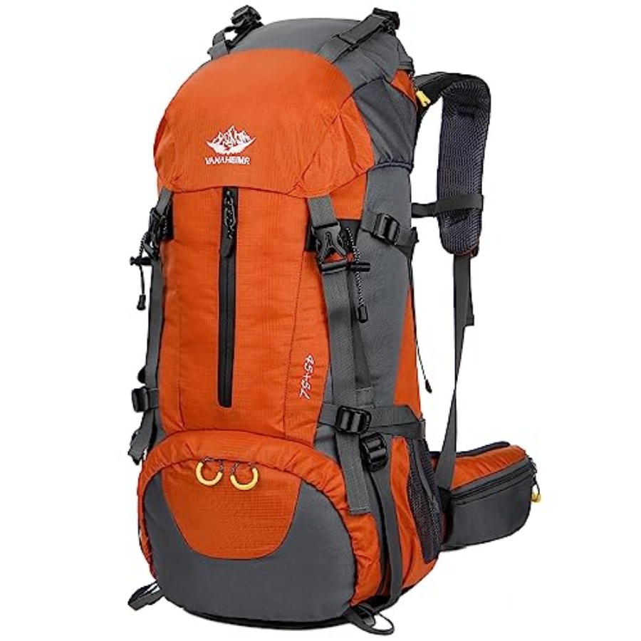 50L Hiking Backpack Men Campin - Rain Cover Backpack ulasan dan harga