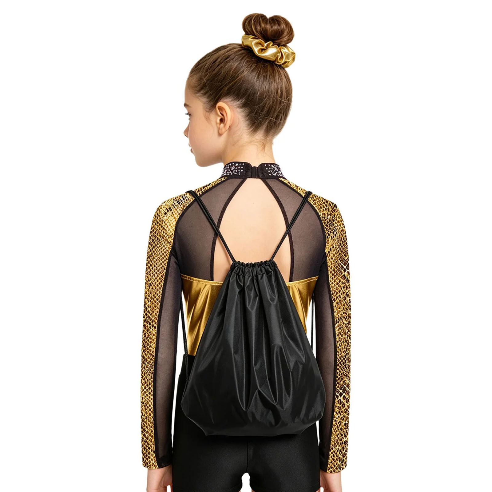 Girls Rhinestones Gymnastics L - Drawstring Gym Bag ulasan dan harga