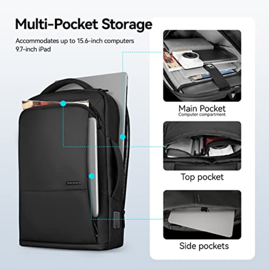 Slim Laptop Backpack for Men,  - Laptop Backpack 15.6 ulasan dan harga